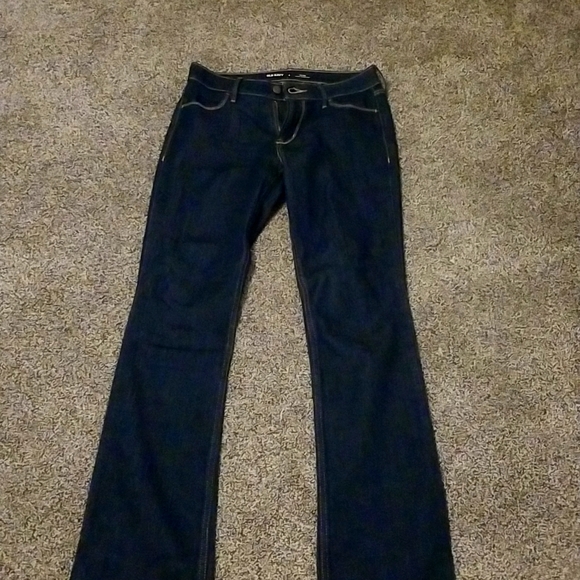 Old Navy bootcut Jean's, size 4, dark wash - Picture 1 of 3